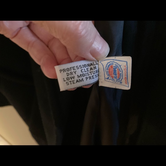 Karen Plus, XXL, black, double-breasted, 70% wool, 10% cashmere, long coat - Picture 6 of 9